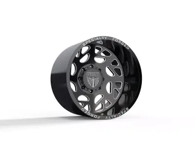 REAR SPECIALITY FORGED D008 WHEEL 3D MODEL 3D model