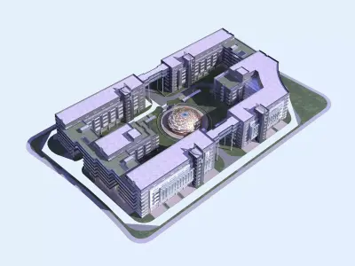 Office Building 3D model 250