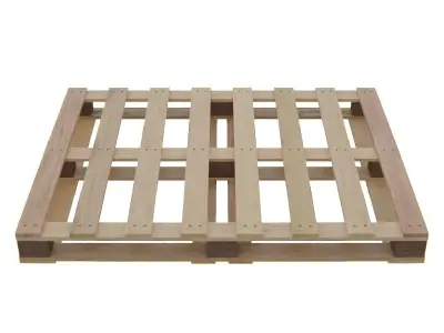 WoodPalletV-01 wooden pallet Low-poly 3D model