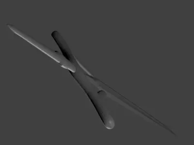 SwoSwo Sword Low-poly 3D model