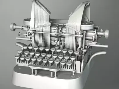 OLIVER TYPEWRITE 3D model