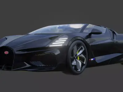 Bugatti Mistral 3D model