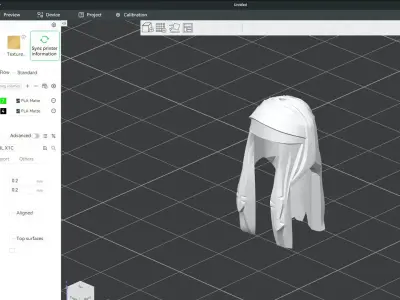 Custom3Dprint Minifigure Accessory - Minifigure Hair S2 - 030 3D print model