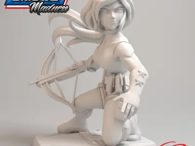 GI JOE Character Scarlett Full-figure Pose 02 3D print model