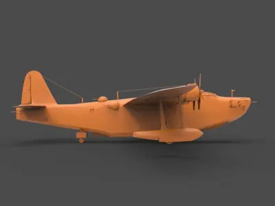 Kawanishi H8K 3D print model