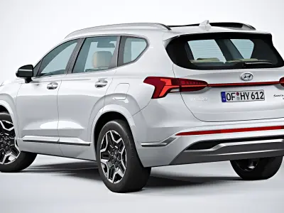 2021 Hyundai Santa Fe 3D model purchase