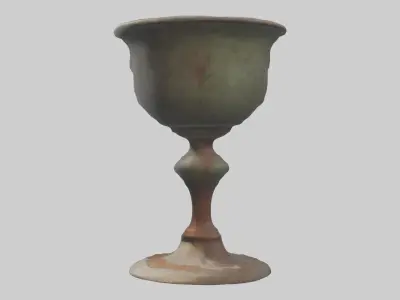 Old Goblet Model Low-poly 3D model