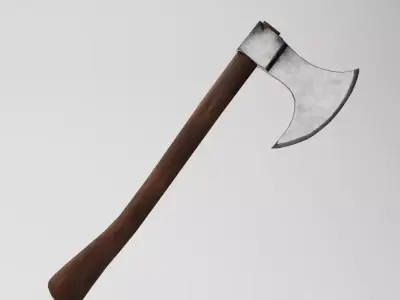 Huntsman Axe  Low-poly 3D model