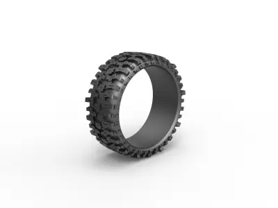 Rock bouncer Ring 3D print model