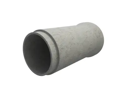 Concrete Pipe 3D model order