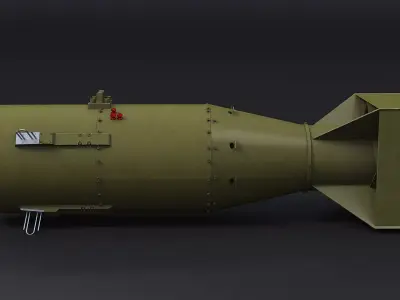 Little Boy Atomic Bomb 3D model purchase