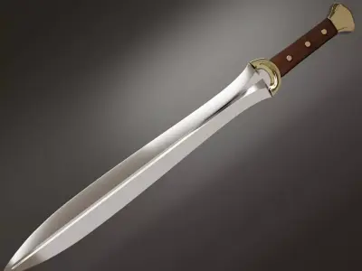 Sword Model Low-poly 3D model