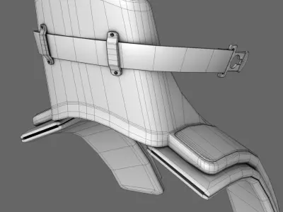 F1 Neck Protection Formula 3D model