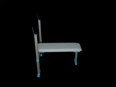 Bench Press 3D Low-poly Model Low-poly 3D model