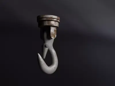 Hook hanging 3D model