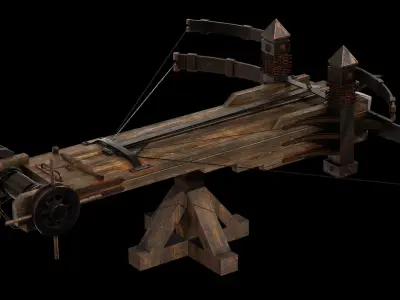 X Bow Gameready Free low-poly 3D model