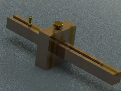 Mortice Gauge Free 3D model