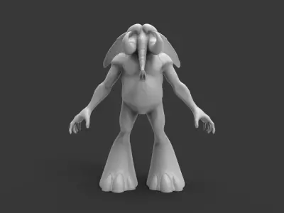 Elephant Character 3D model