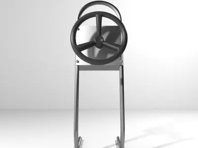 Steering - Watercraft Type 3D model