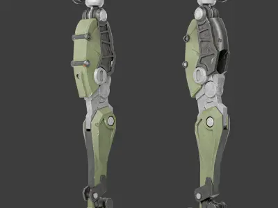 SciFi MECH Robot Low-poly 3D model