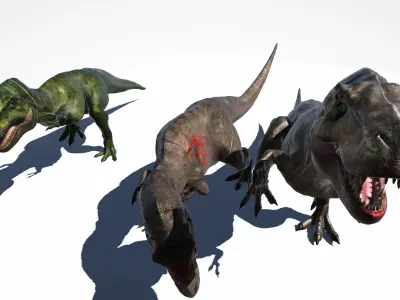 T-rex Dinosaur Low-poly 3D model buy
