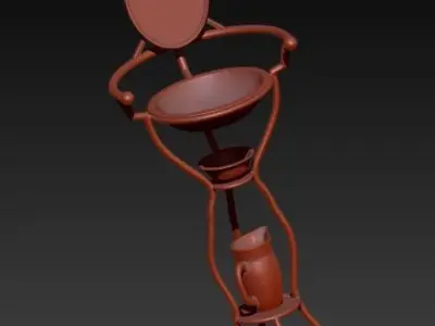 antique sink 3D print model