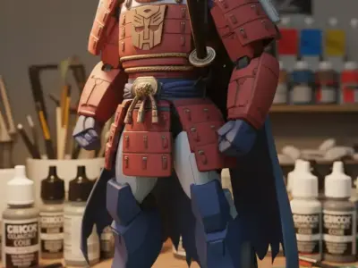 Optimus Prime Shogun Edition 3D print model