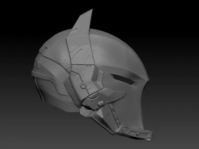 Arkham knight helmet  3D model
