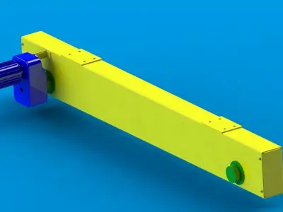 Bases Overhead crane Free 3D model