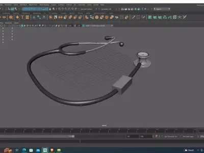 Stethoscope 3D Model for Games and Animation 3D model