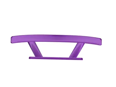 Bollard  Cleat 203mm 3D model