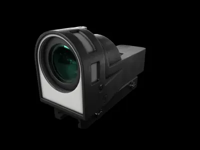 AAA M21 Red Dot sight Game Ready PBR Low-poly 3D model