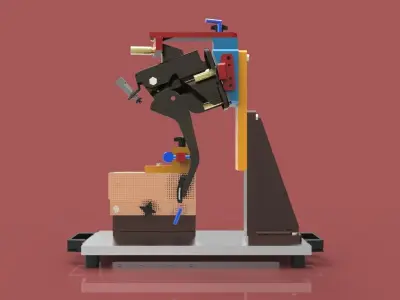 Brakemanual Checking Fixture Free 3D model