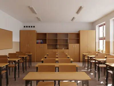 Classroom 3D model buy