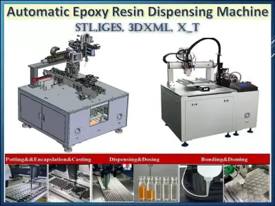 Automatic Epoxy Resin Dispensing and Potting Machine 3D model