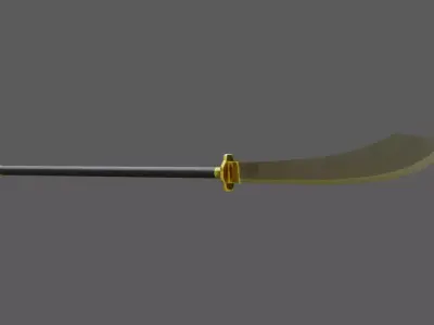 Guan Dao  Low-poly 3D model