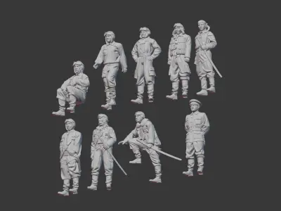 World War 2 Japan Pilot 3D print model