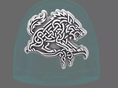 Arctic Prowler V10B Shoulder Symbols LEFT 3D print model