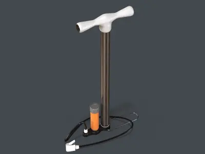 Hand Air Pump Low-poly 3D model buy