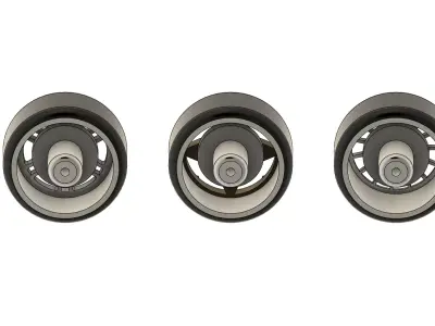 ENKEI Classic wheels set in HW scale 3D print model