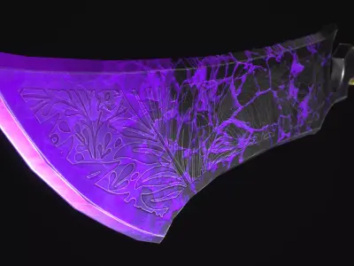 Spirit Sword Low-poly 3D model