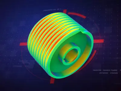Cable drum Free 3D model