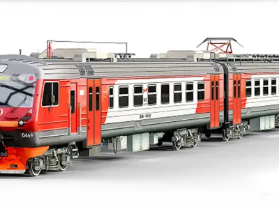 Russian Railways 3D model