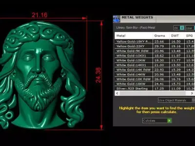 Jesus 3 3D print model