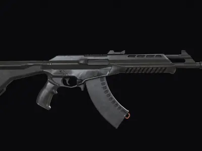 Valorant Vandal Assault Rifle PBR Low-poly 3D model