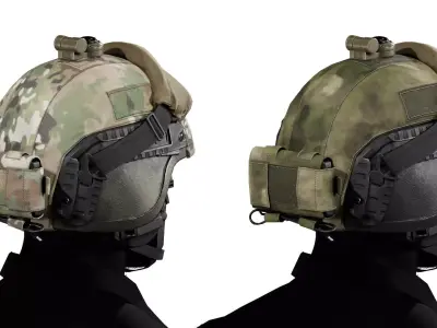 LSHZ HELMET LOW CUT Low-poly 3D model