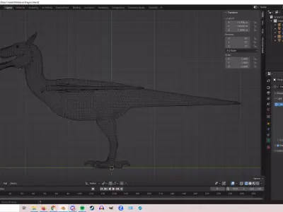 Medieval dragon 3D model purchase