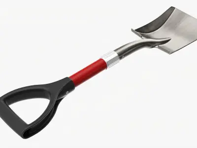 Shovel square head mini  3D model