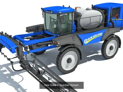 New Holland Farm Equipment Collection 3D Model Pack