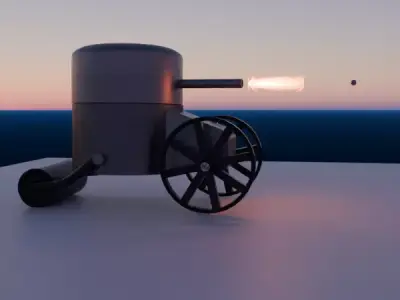 Tanks Low-poly 3D model